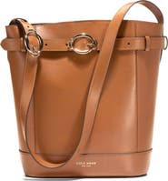 Cole Haan Alexandria Leather Bucket Bag