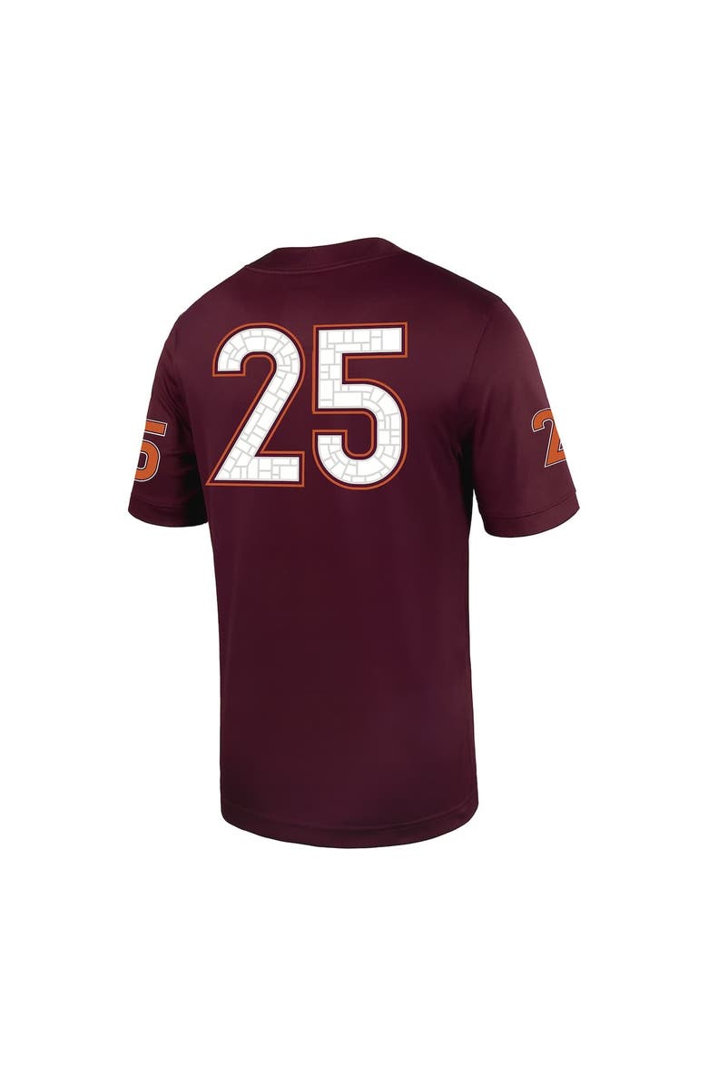 Nike Men's Nike #25 Maroon Virginia Tech Hokies Untouchable Football Jersey, Alternate, color, Maroon