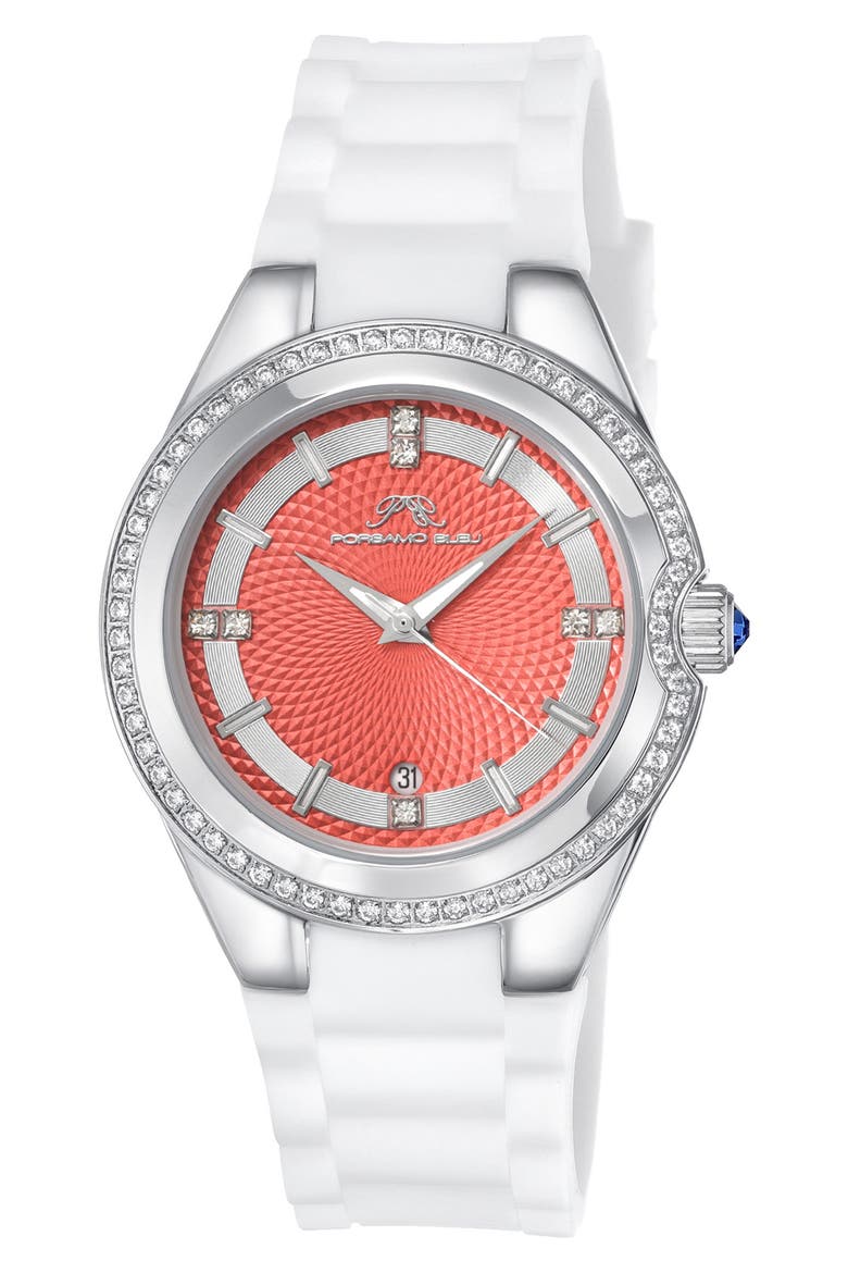 Guilia Interchangeable Bracelet Watch, 37mm, Alternate, color, RED