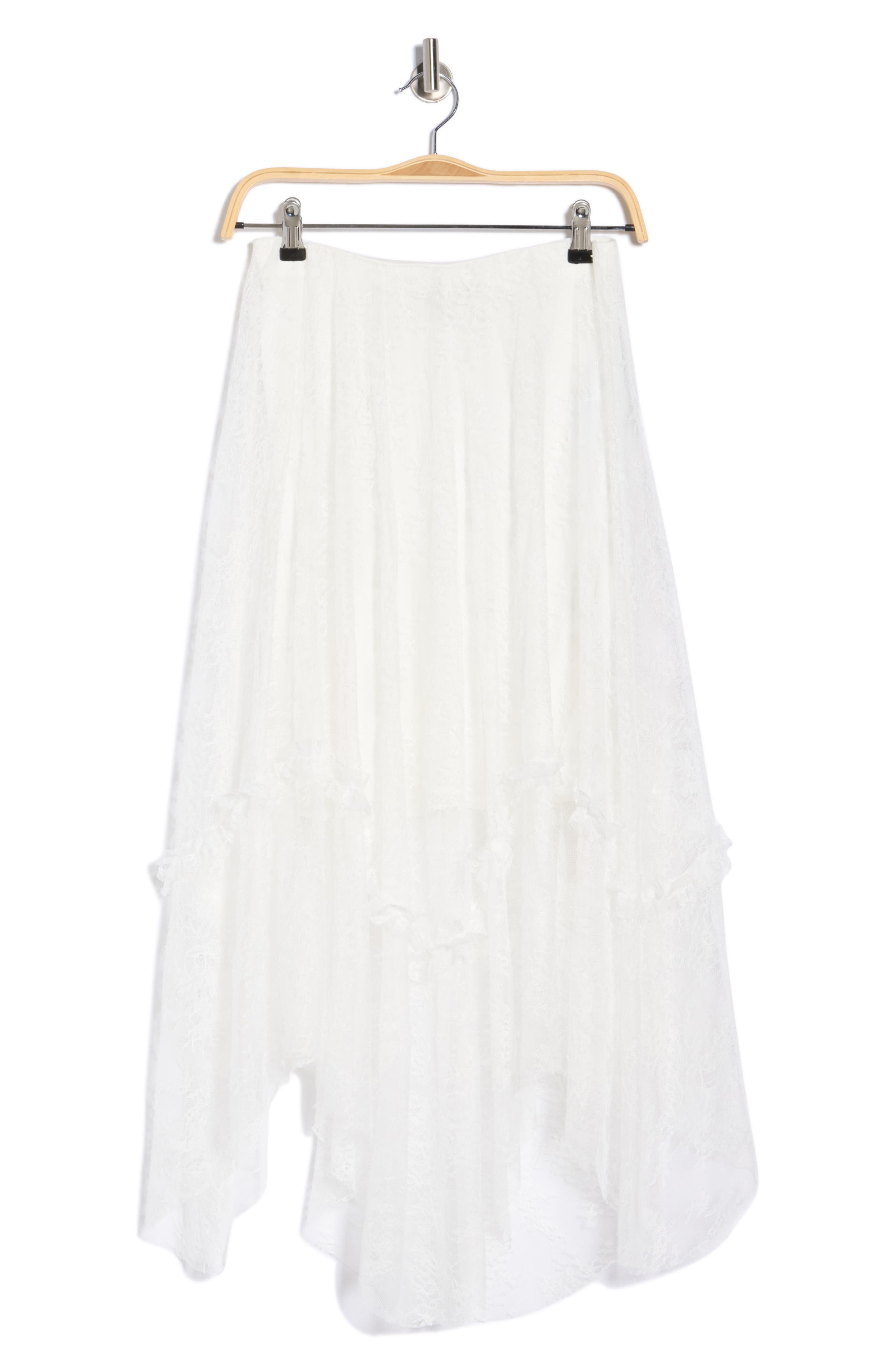AllSaints Josie Asymmetric Lace Skirt (Women) | Nordstromrack
