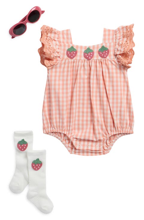 Kids' 3-Piece Ruffle Romper Set (Baby)