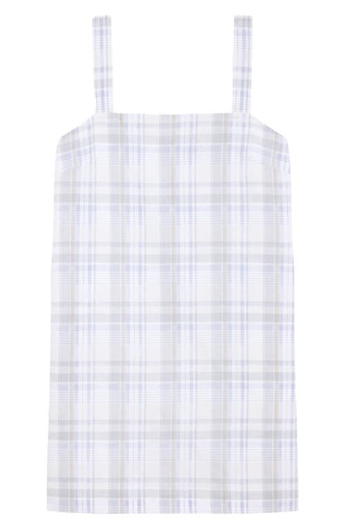 Theory Plaid Mini Shift Dress In Multi