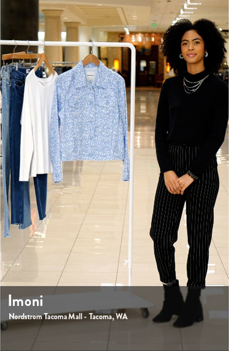 Cheetah Print Linen Jacket, sales video thumbnail