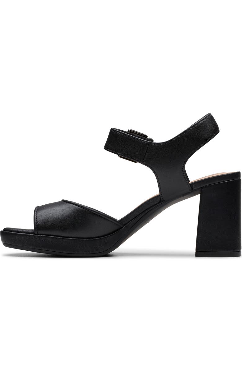 Clarks<sup>®</sup> Ambyrlyn Faye Sandal, Alternate, color, Black Leather