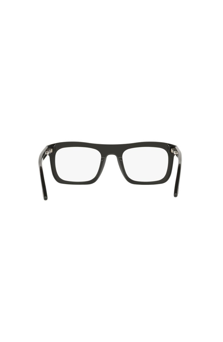 TOM FORD 52mm Rectangle optical glasses, Alternate, color, Black