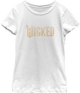 Wicked: For Good Girl's Wicked For Good Official Floral Logo  Graphic T-Shirt