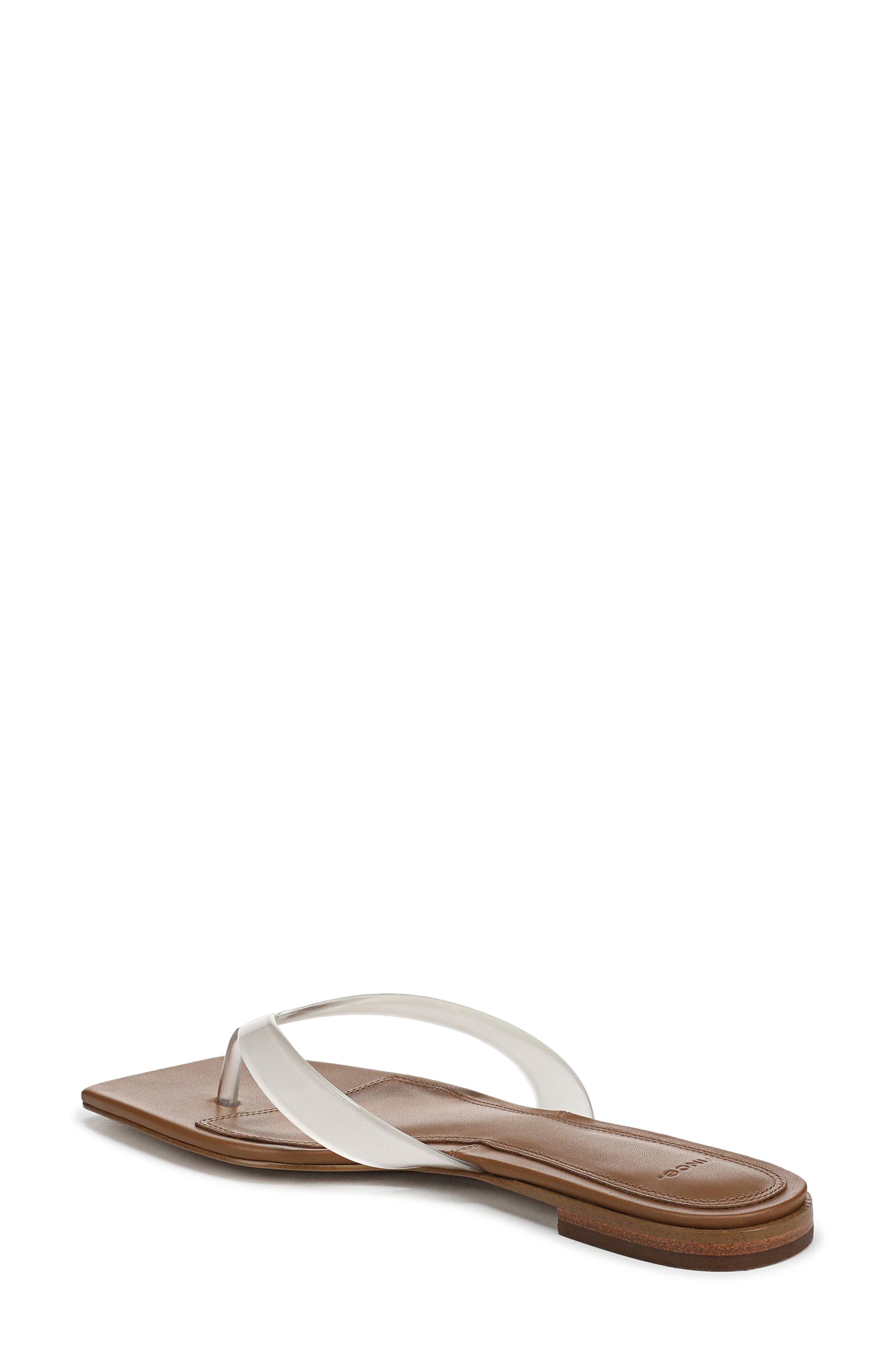 San Juan Flip Flop, Alternate, color, CLEAR