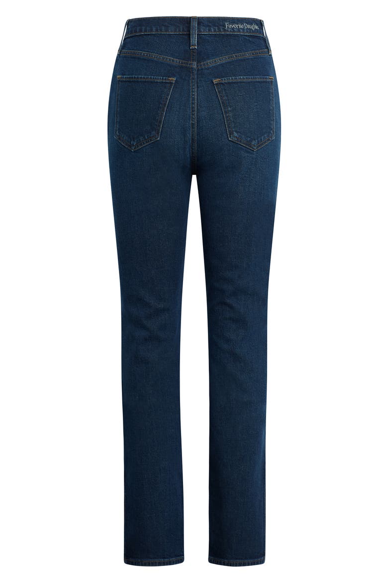 The Valentina High Waist Side Slit Jeans, Alternate, color, WOODSIDE