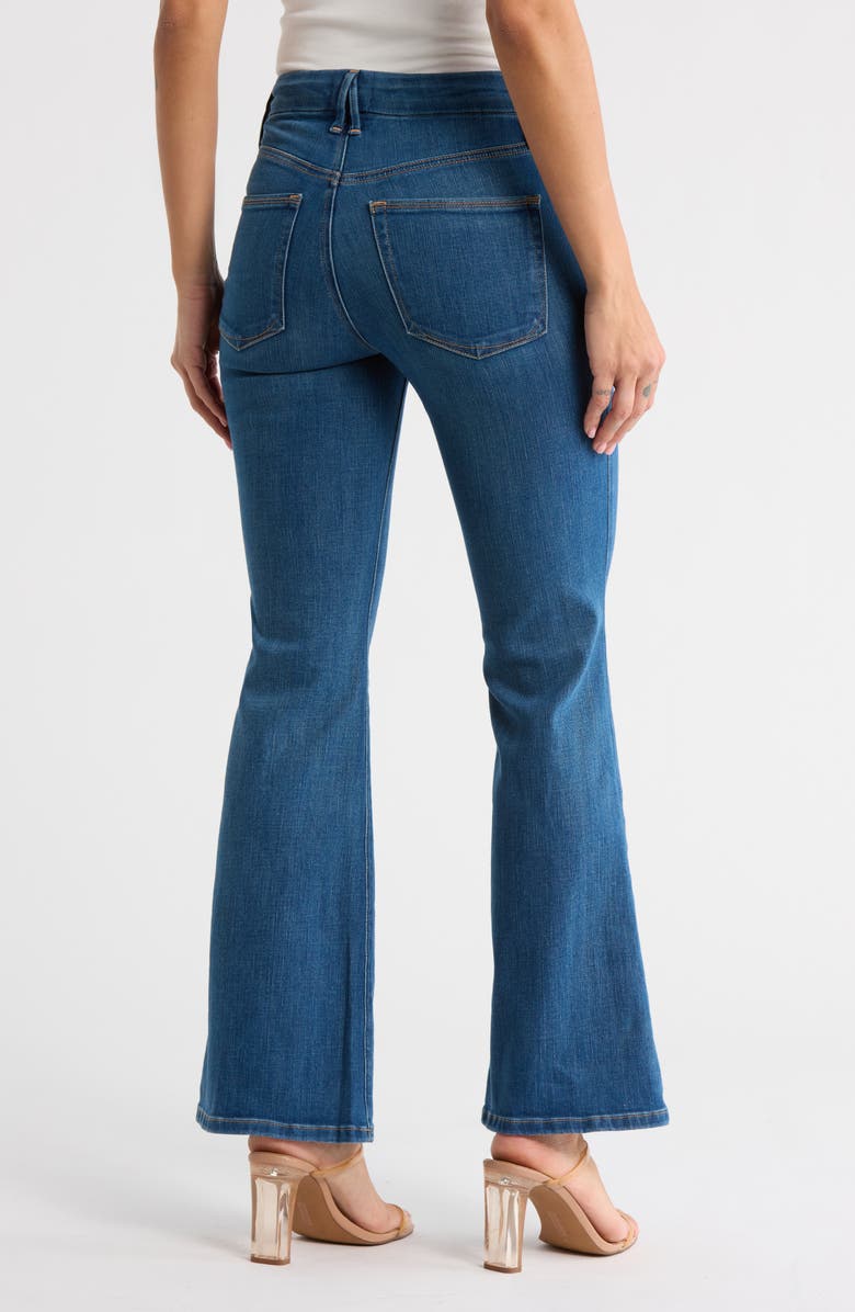 Good American Good Petite Flare Jeans, Alternate, color, Blue007