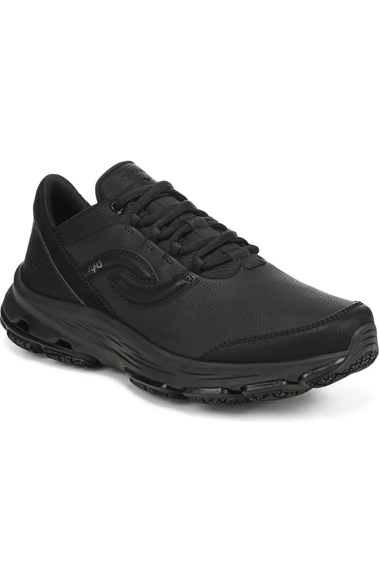 Rykä Devotion SR Walking Shoe, Main, color, Black Leather
