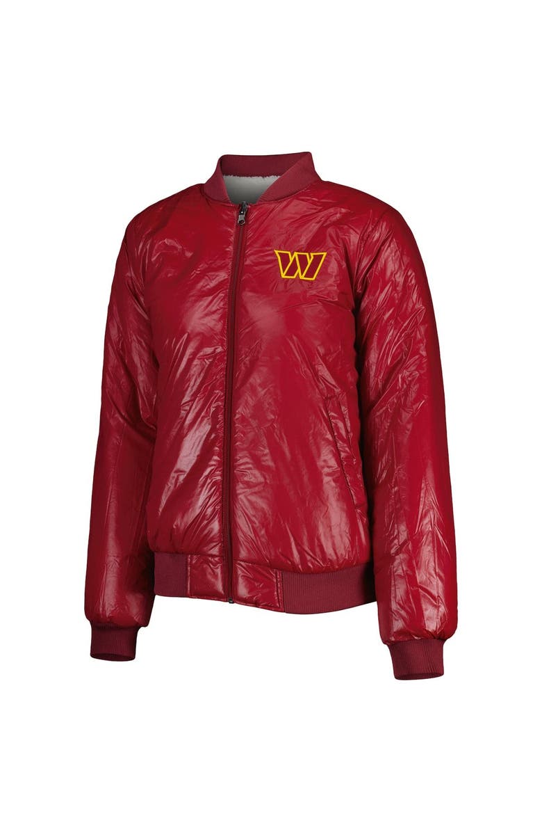 G-III 4HER BY CARL BANKS Women
s G-III 4Her by Carl Banks Oatmeal/Burgundy Washington Commanders Switchback Reversible Full-Zip Jacket, Alternate, color, Oatmeal