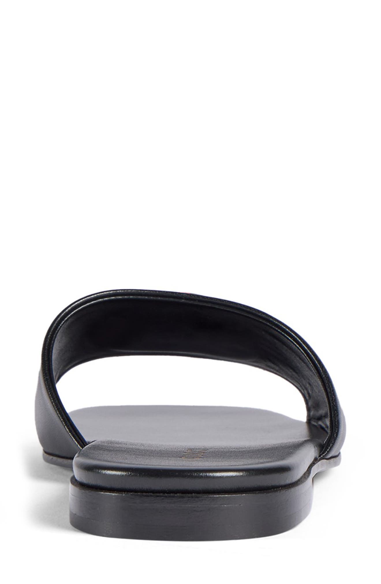 Gucci Interlocking-G Slide Sandal, Alternate, color, Nero