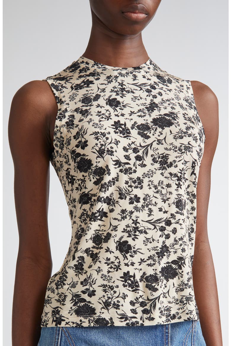 Ines Sleeveless Top, Alternate, color, WHITE GARDENIA