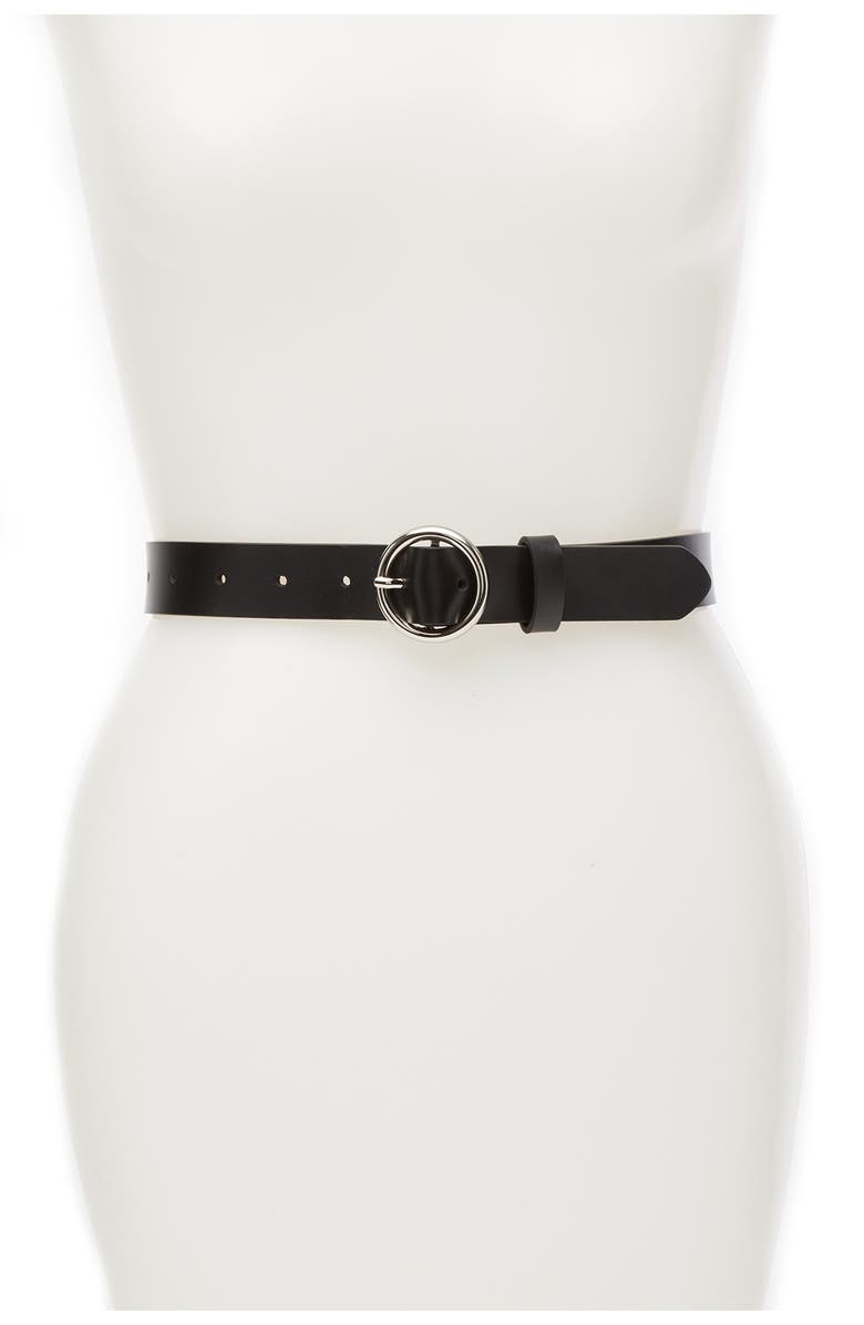 Halogen<sup>®</sup> Leather Trouser Belt, Alternate, color, 