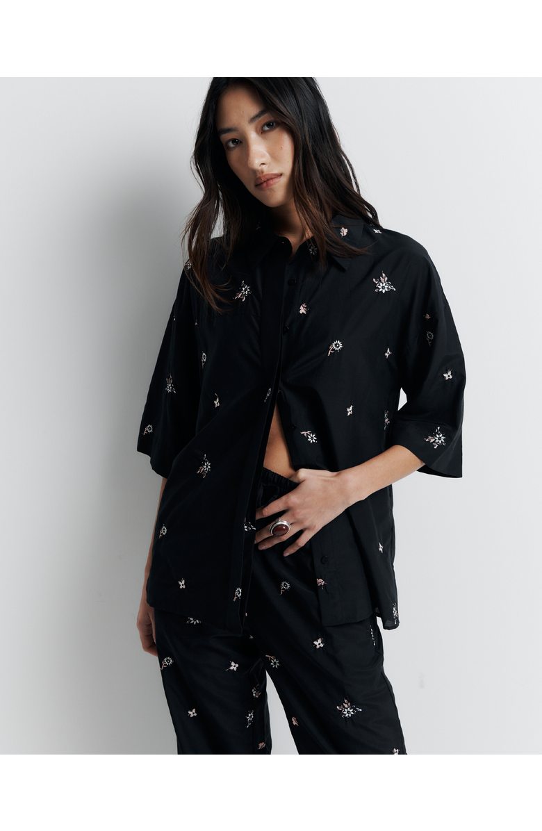 Romy Nightshade Shirt, Main, color, Black