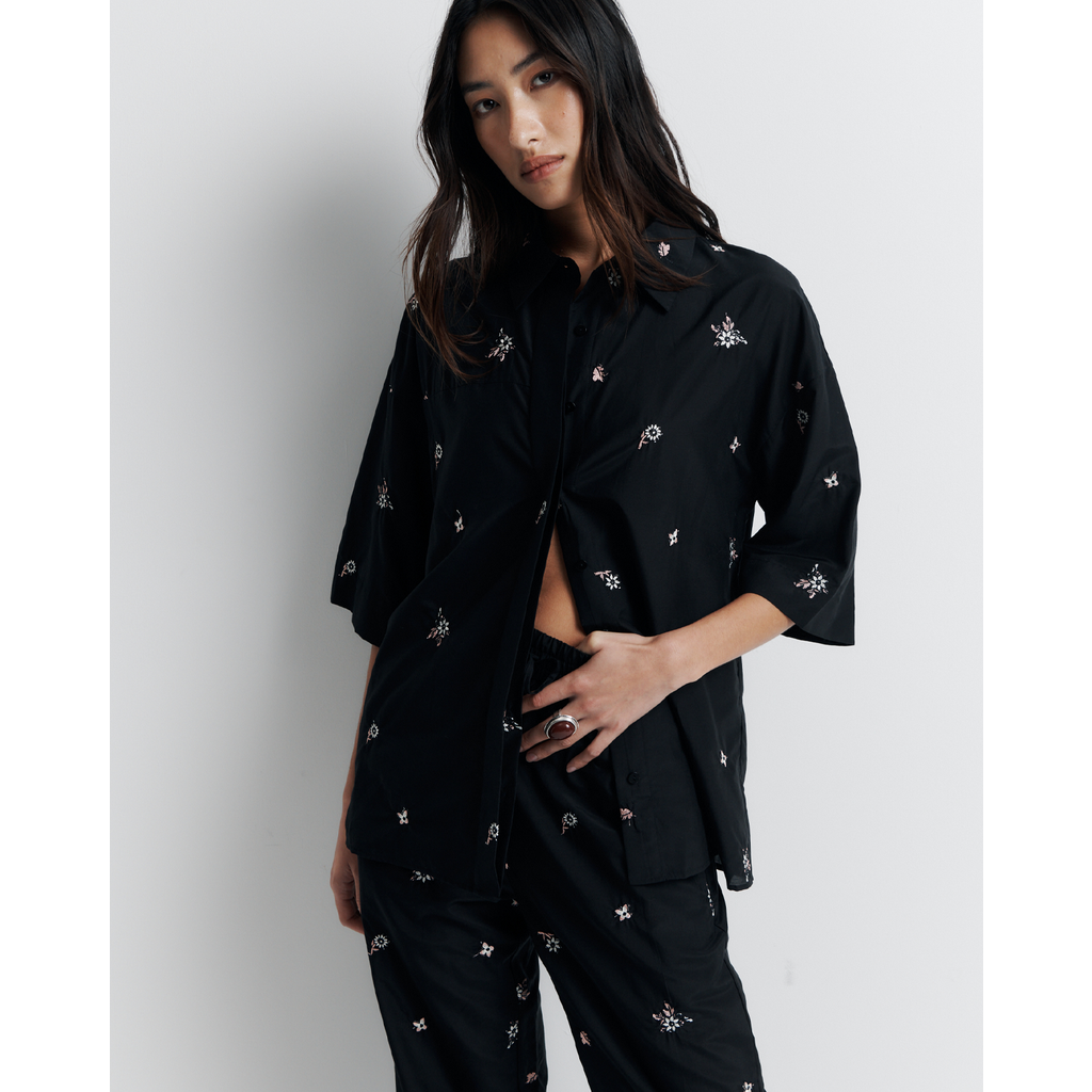 Romy Nightshade Shirt In Black