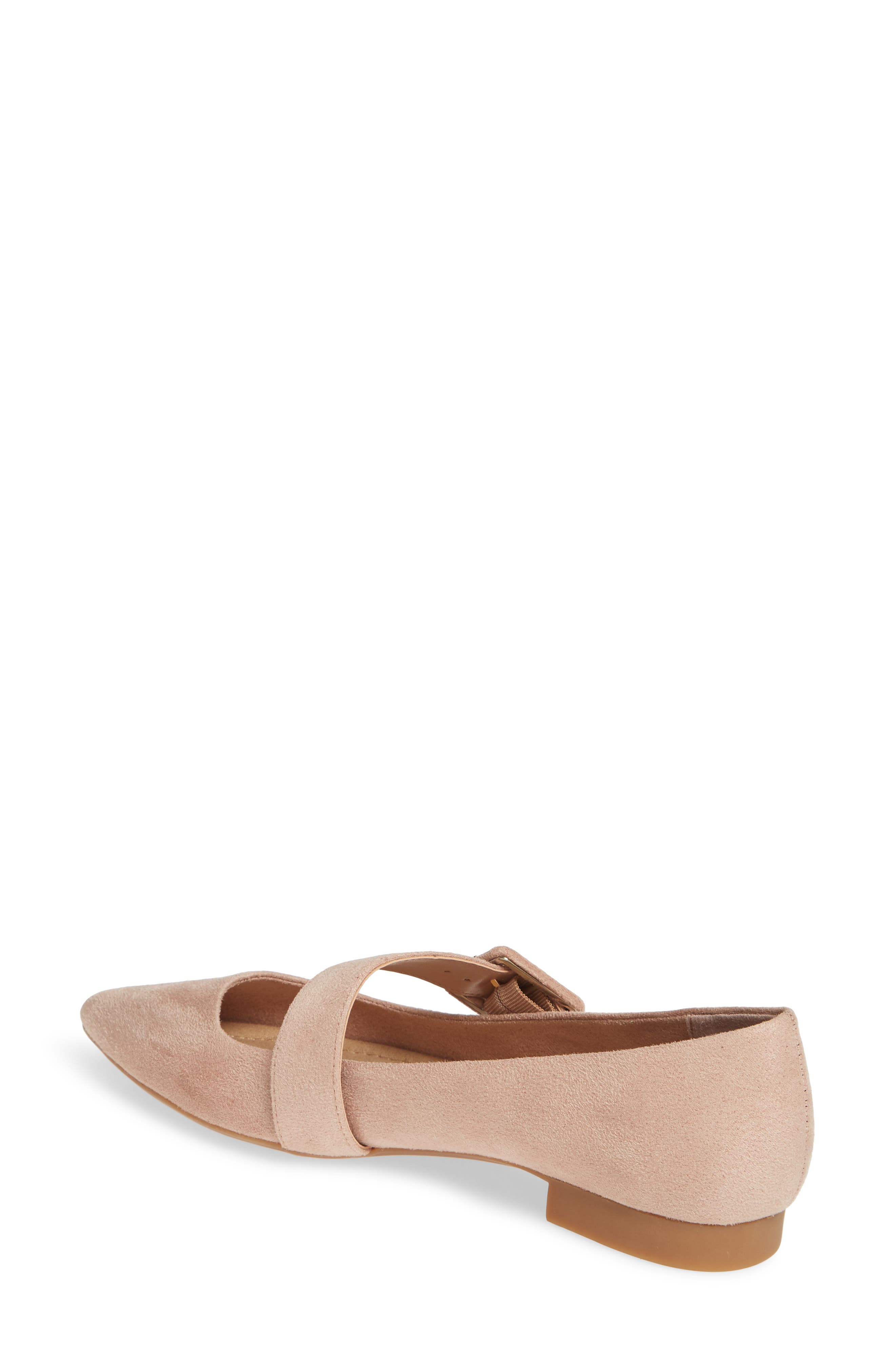 Virginia II Skimmer Flat, Alternate, color, BLUSH FABRIC