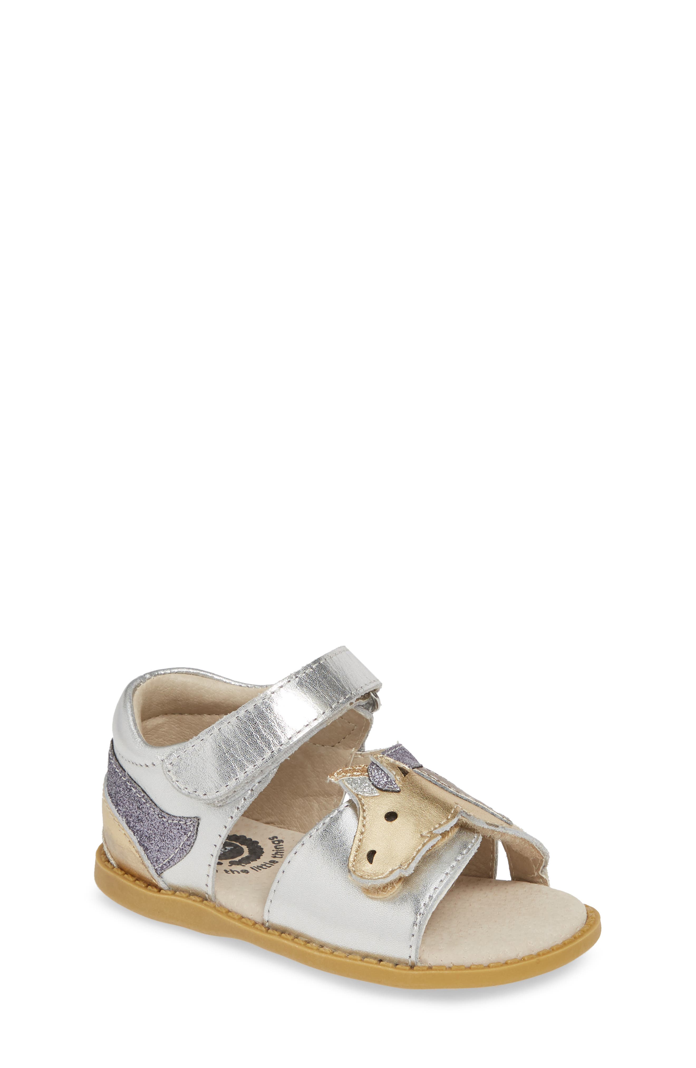Livie & Luca Livie and Luca Unicorn Sandal, Main, color, 