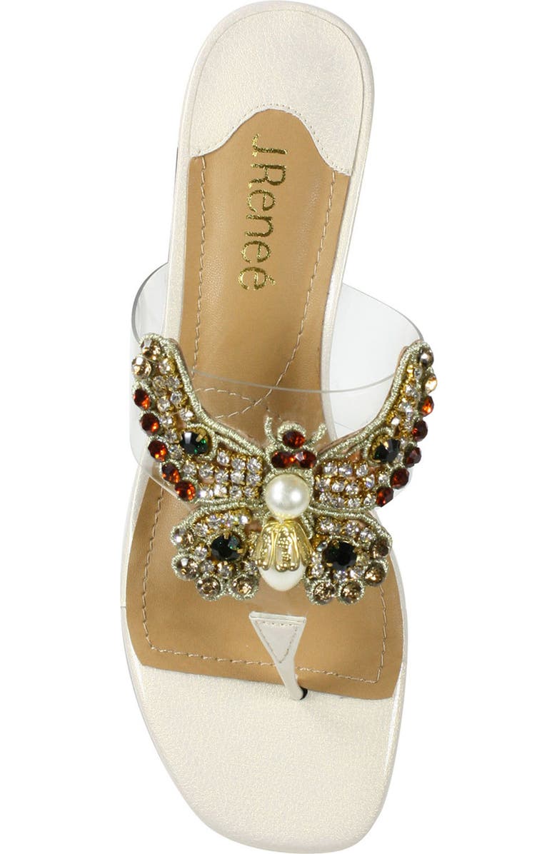 J. Reneé J.Renée Wynyard Embellished Flip Flop, Alternate, color,