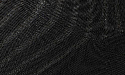Stance Stripe Roll Cuff Quarter Socks In Black