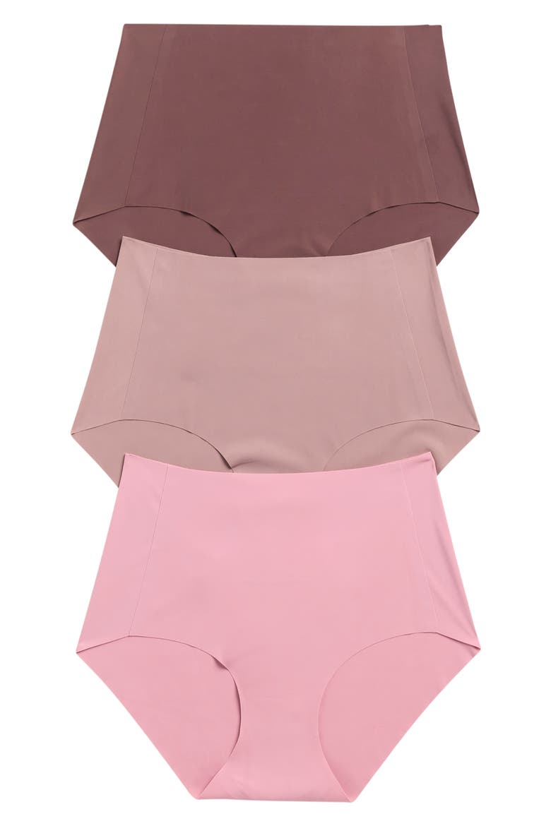 Cool Luxe 3-Pack High Waist Briefs, Main, color, PINK ASSORTED