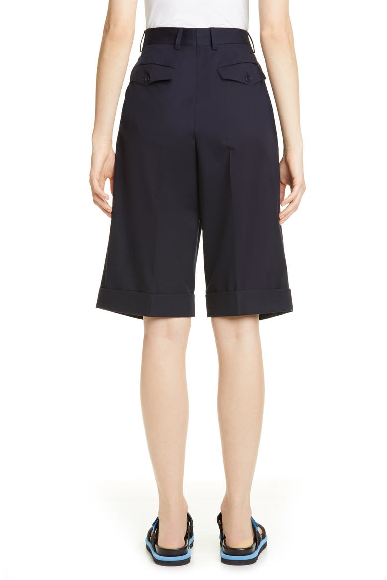 Partan Cotton & Wool Shorts, Alternate, color, 509-NAVY