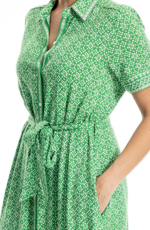 MAX STUDIO MAX STUDIO SHORT SLEEVE SHIRTDRESS 