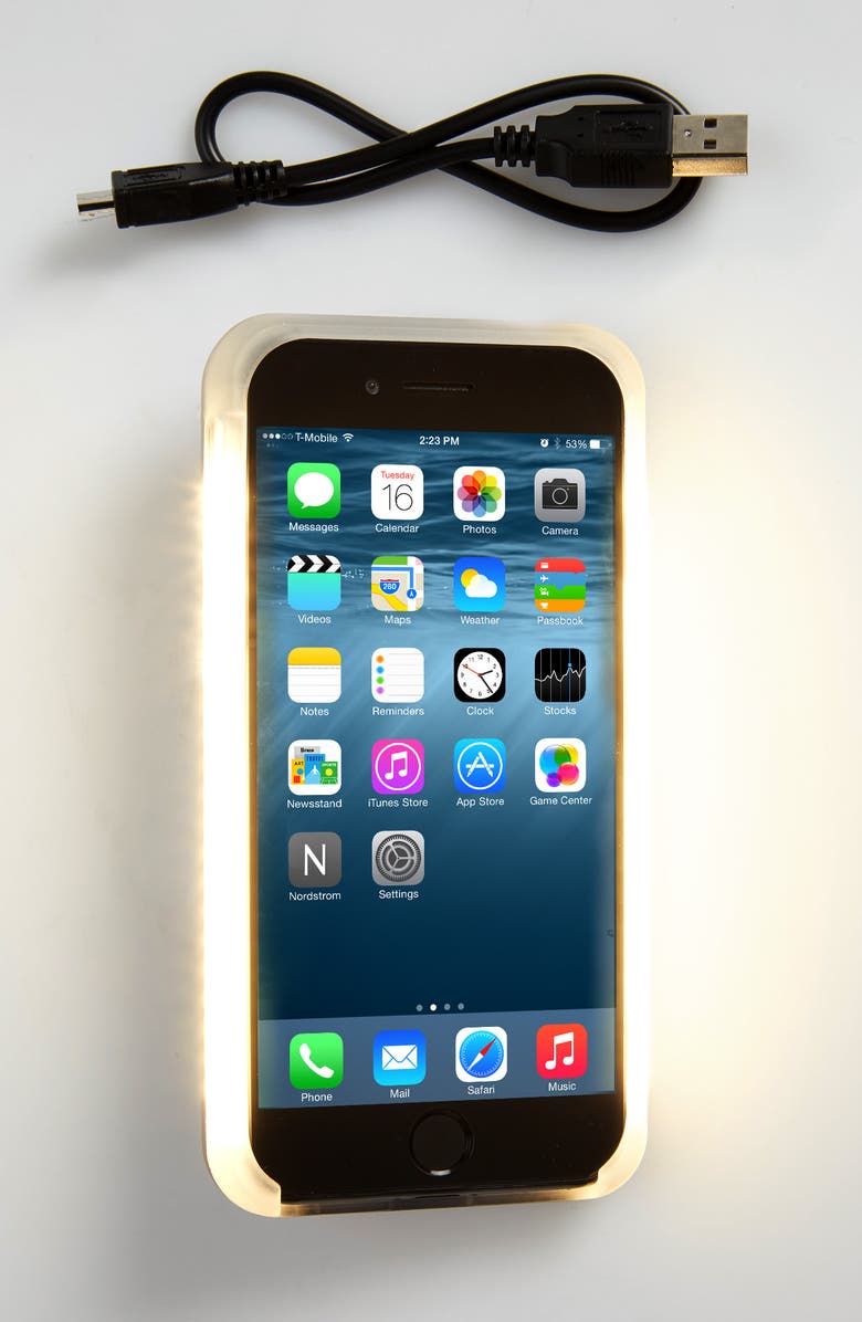 LuMee II Lighted iPhone 6/7/8 & 6/7/8 Plus Case, Alternate, color,