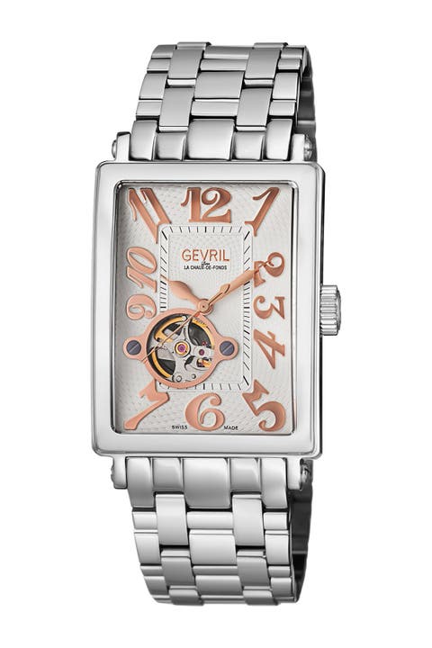 Avenue of Americas Intravedre Bracelet Watch, 34.5mm