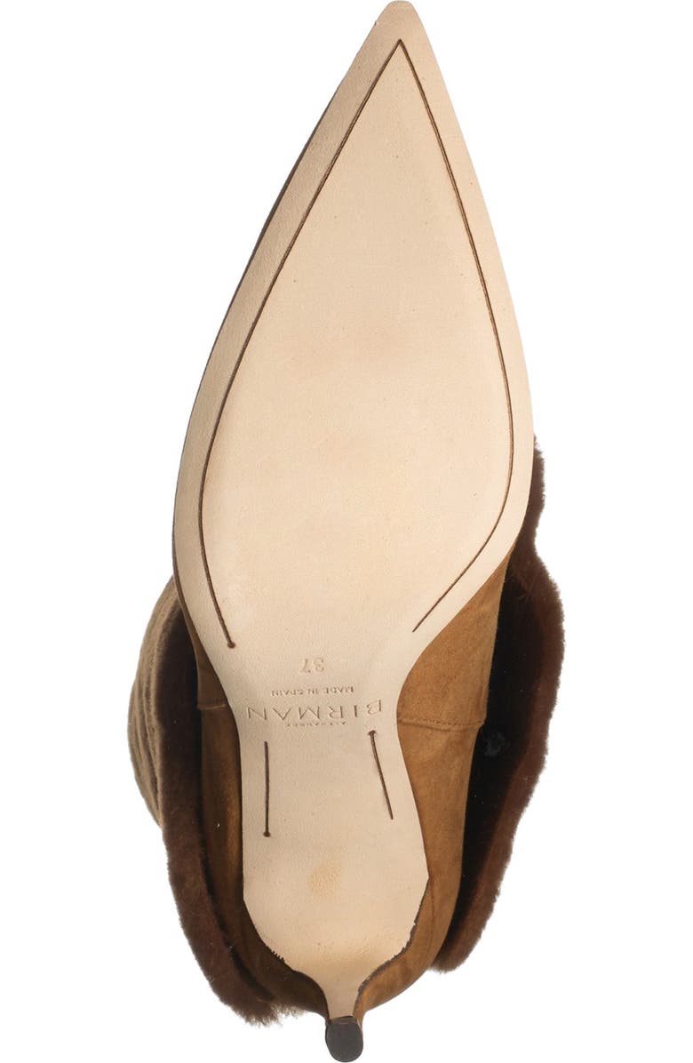 Alexandre Birman Genuine Shearling Booties, Alternate, color,