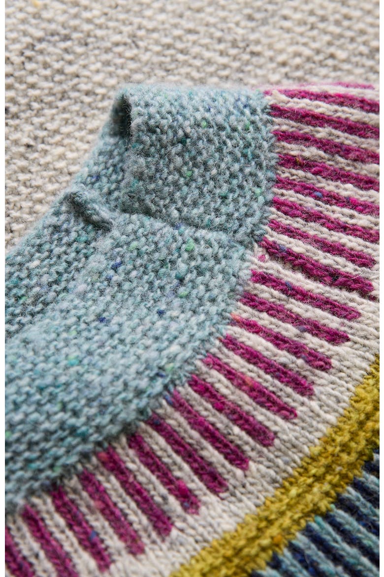 Statement Donegal Wool Sweater, Alternate, color, Pebble