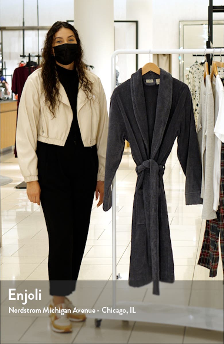 Organic Cotton Terry Robe, sales video thumbnail