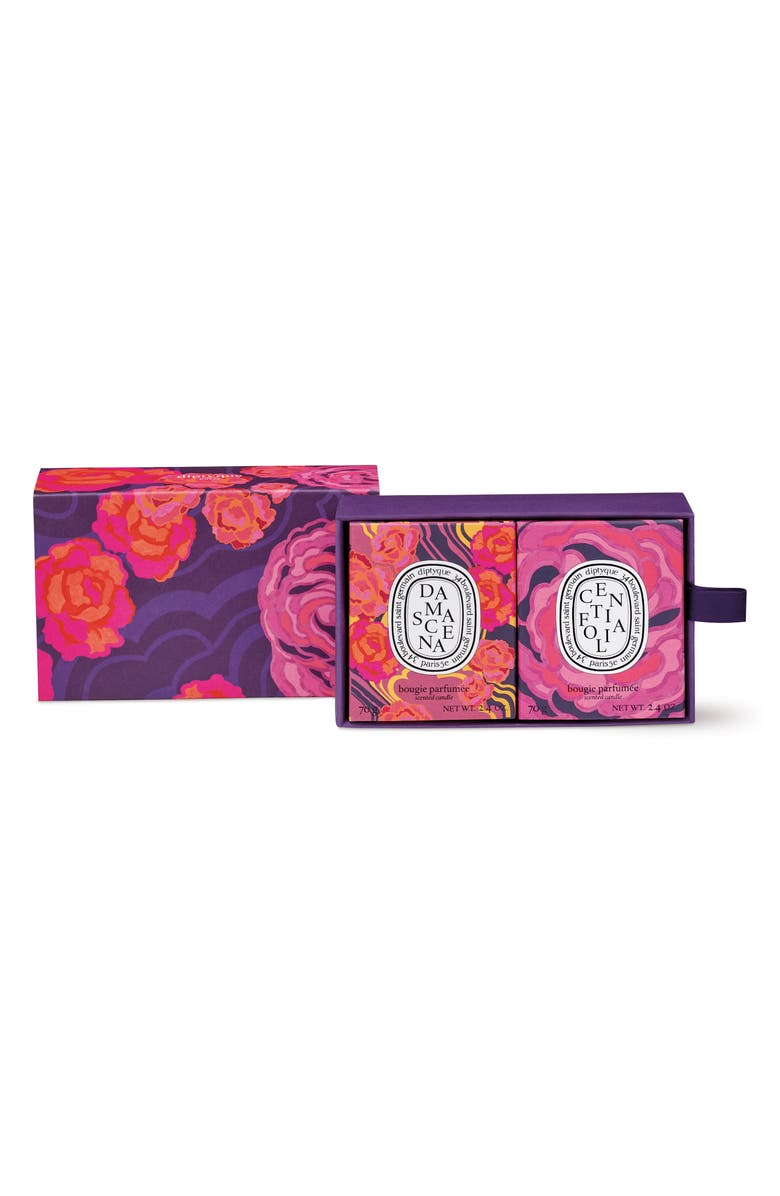 Diptyque Roses Scented Candle Set, Main, color, 