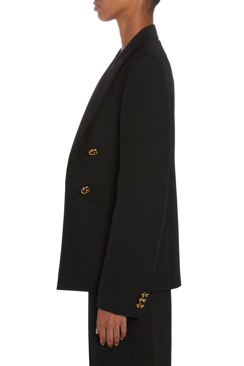 Sartorial Wool Twill Blazer, Alternate, color, BLACK