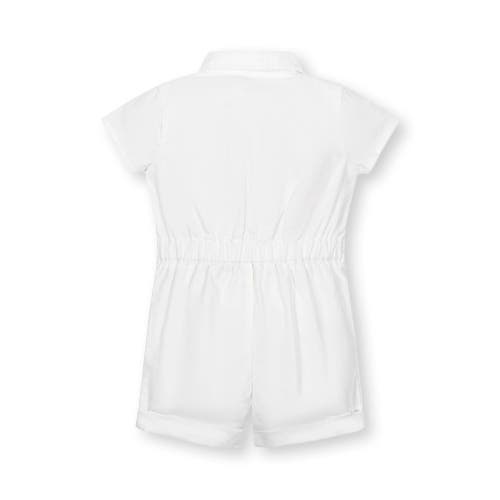 Hope & Henry Baby Linen Pintuck Romper, Infant In Soft White Pintuck