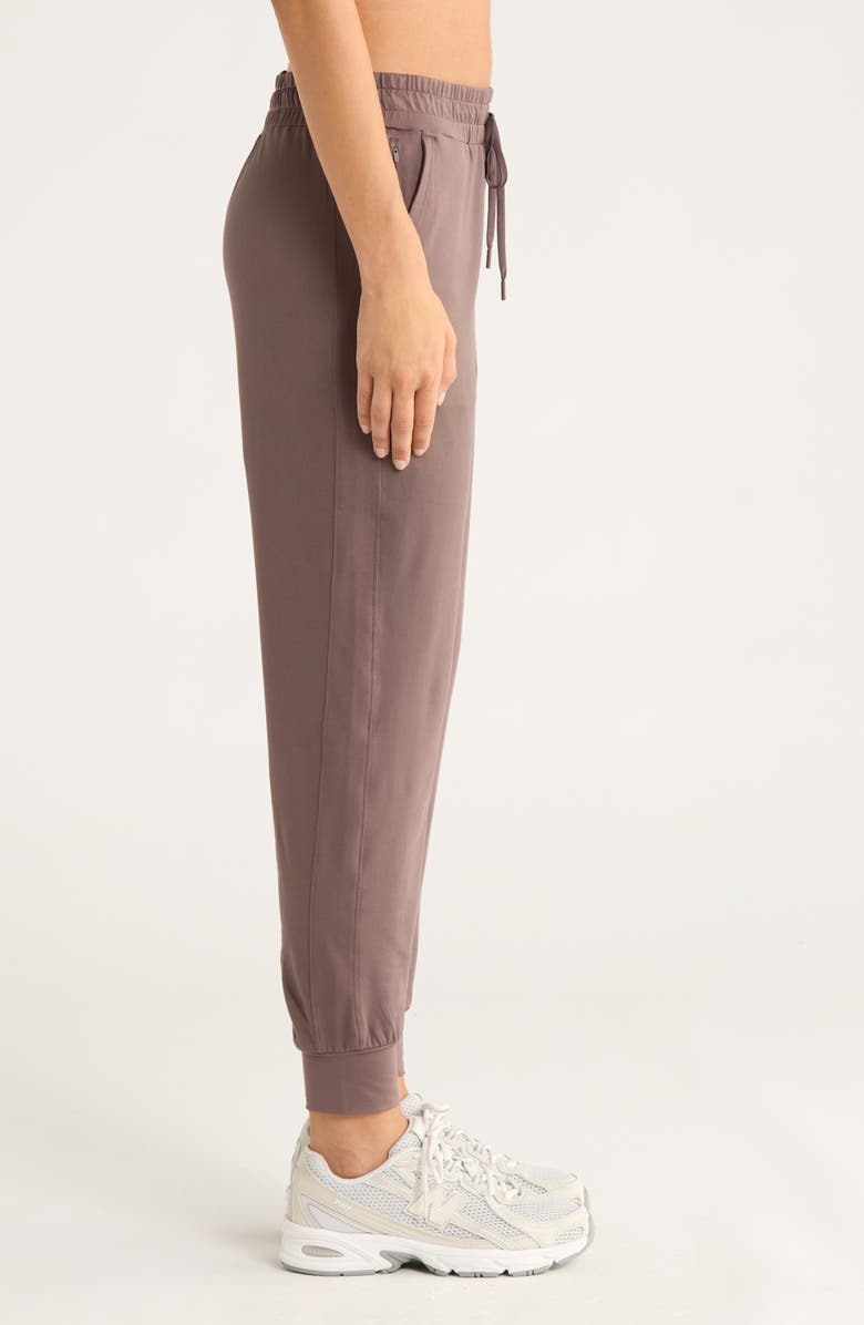 Zella Move In Pocket Joggers, Alternate, color, Grey Plum
