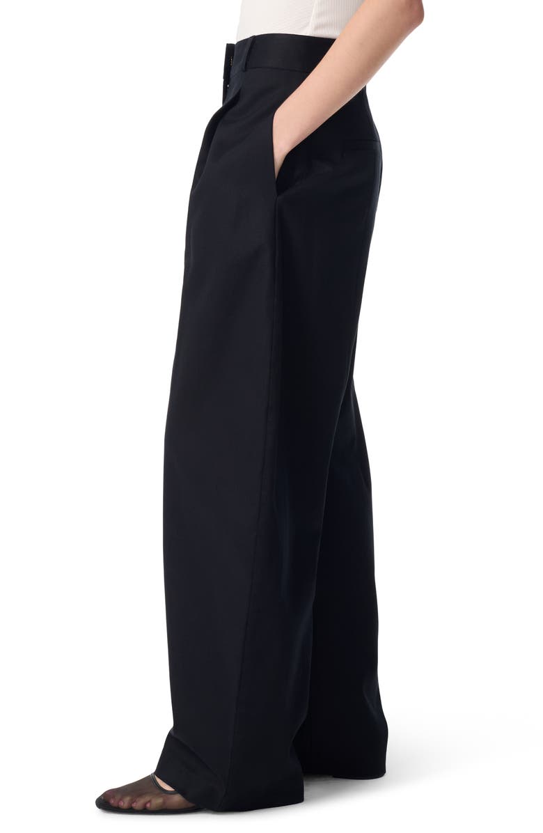 Robert Rodriguez Wrenna High Waist Pleated Front Wide Leg Pants, Alternate, color, 
