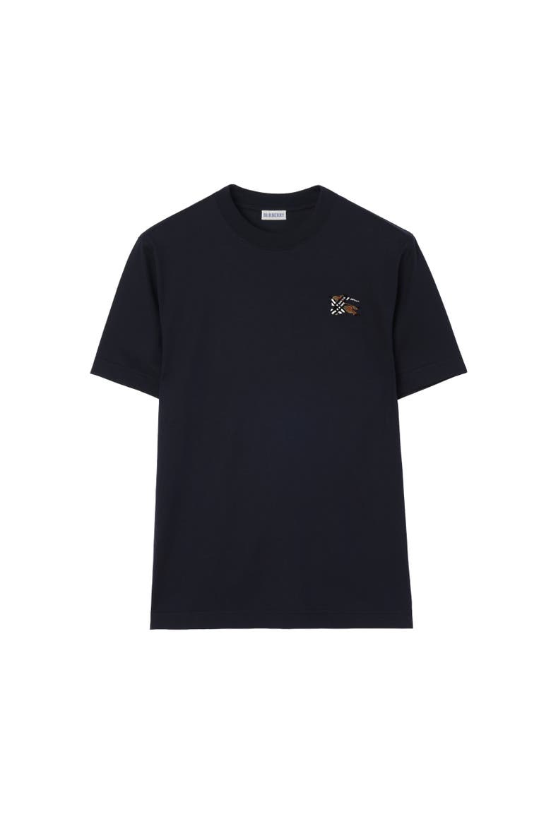 Knight Cotton T-shirt, Alternate, color, Navy