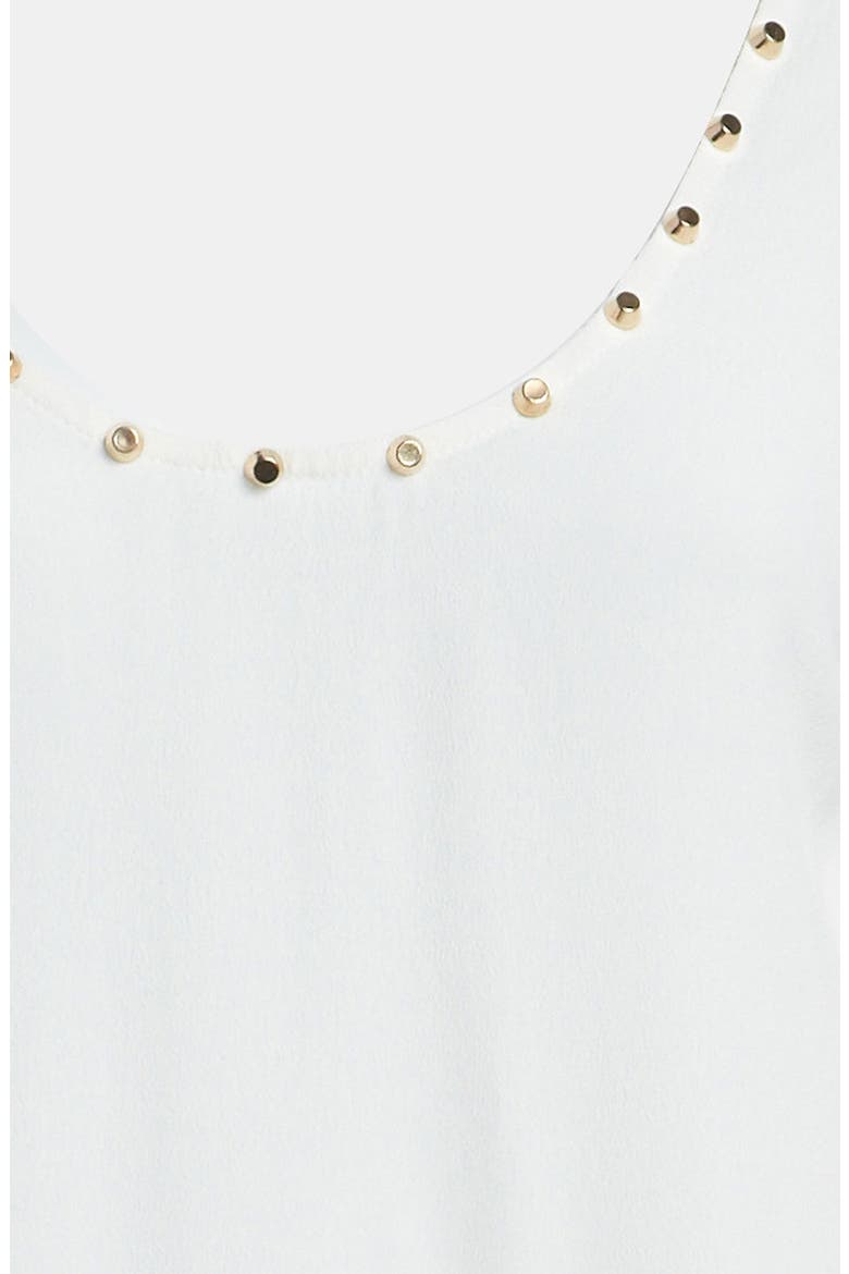 ASTR Silk Blend Tunic Tank, Alternate, color, WHITE