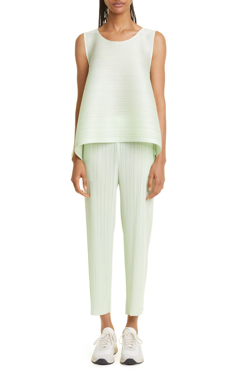 Pleats Please Issey Miyake Monthly Colors May Pleated Pants, Alternate, color, 