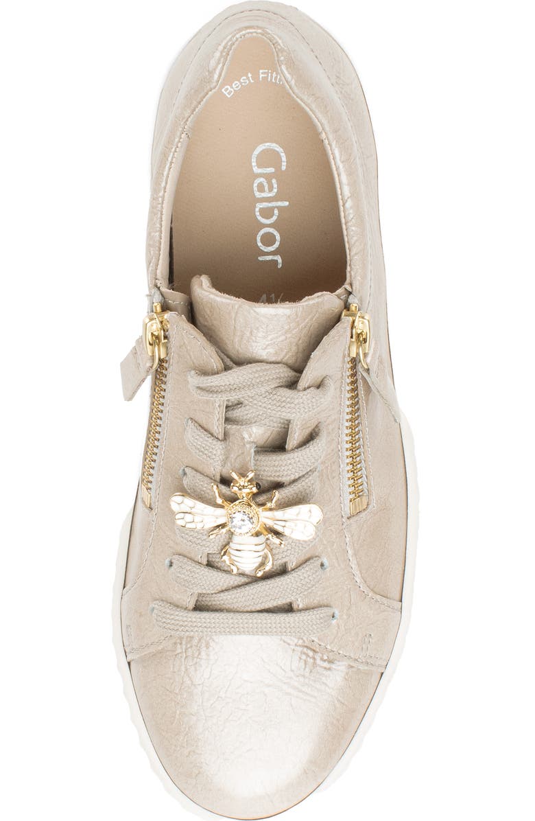 Gabor Bee Platform Sneaker, Alternate, color, Oasis Gold