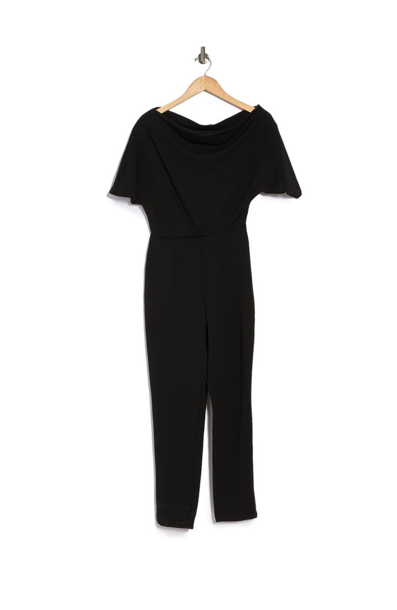Alexia Admor Draped One-Shoulder Jumpsuit, Alternate, color,
