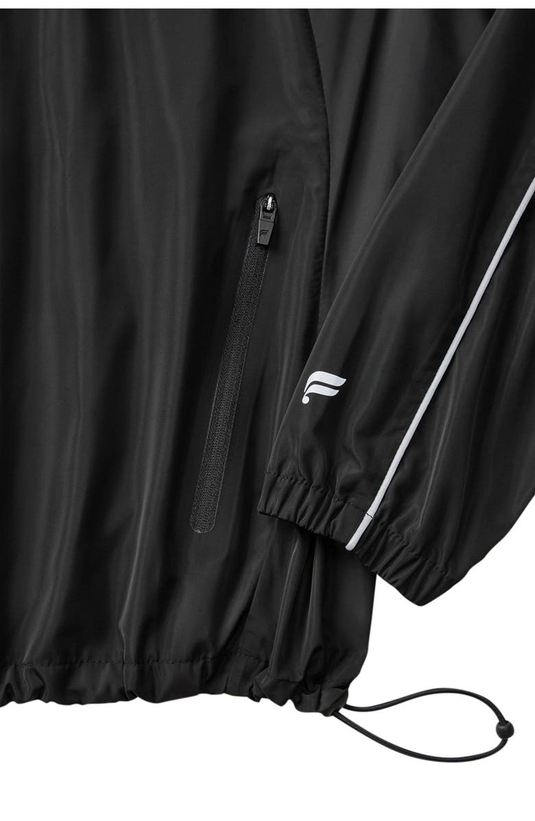 Fabletics Tempo Lightweight Windbreaker, Alternate, color, Black