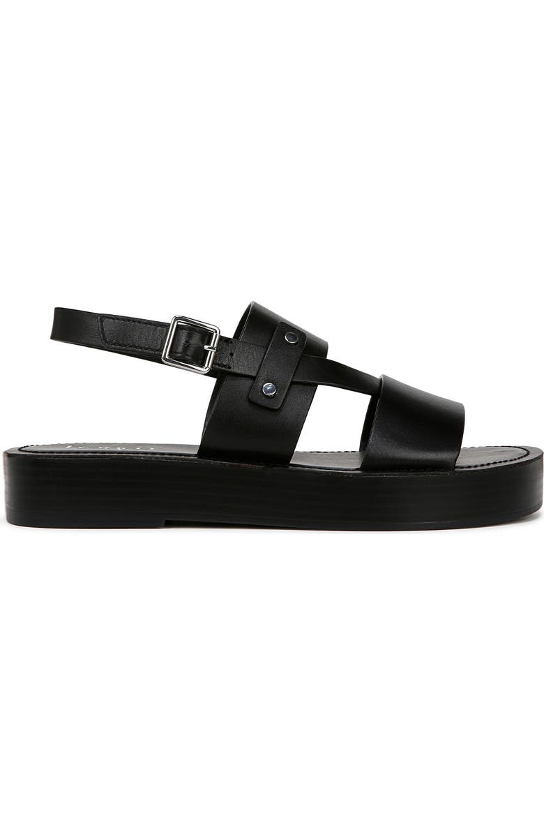 Franco Sarto Genova Slingback Platform Sandal, Alternate, color, Black