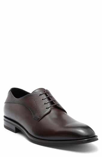Derrek Mixed Finish Plain Toe Derby