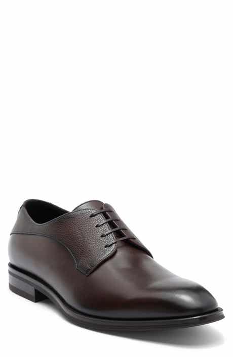 Derrek Mixed Finish Plain Toe Derby