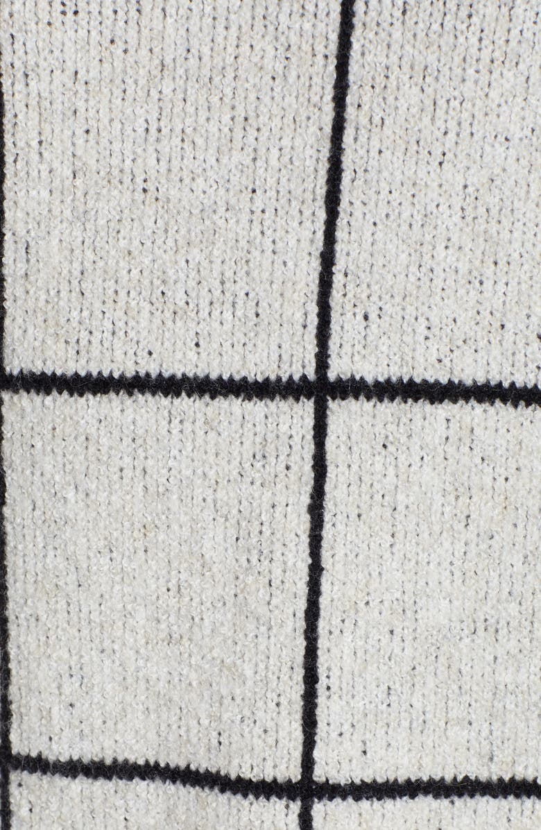 Madewell Windowpane Turtleneck Sweater, Alternate, color,