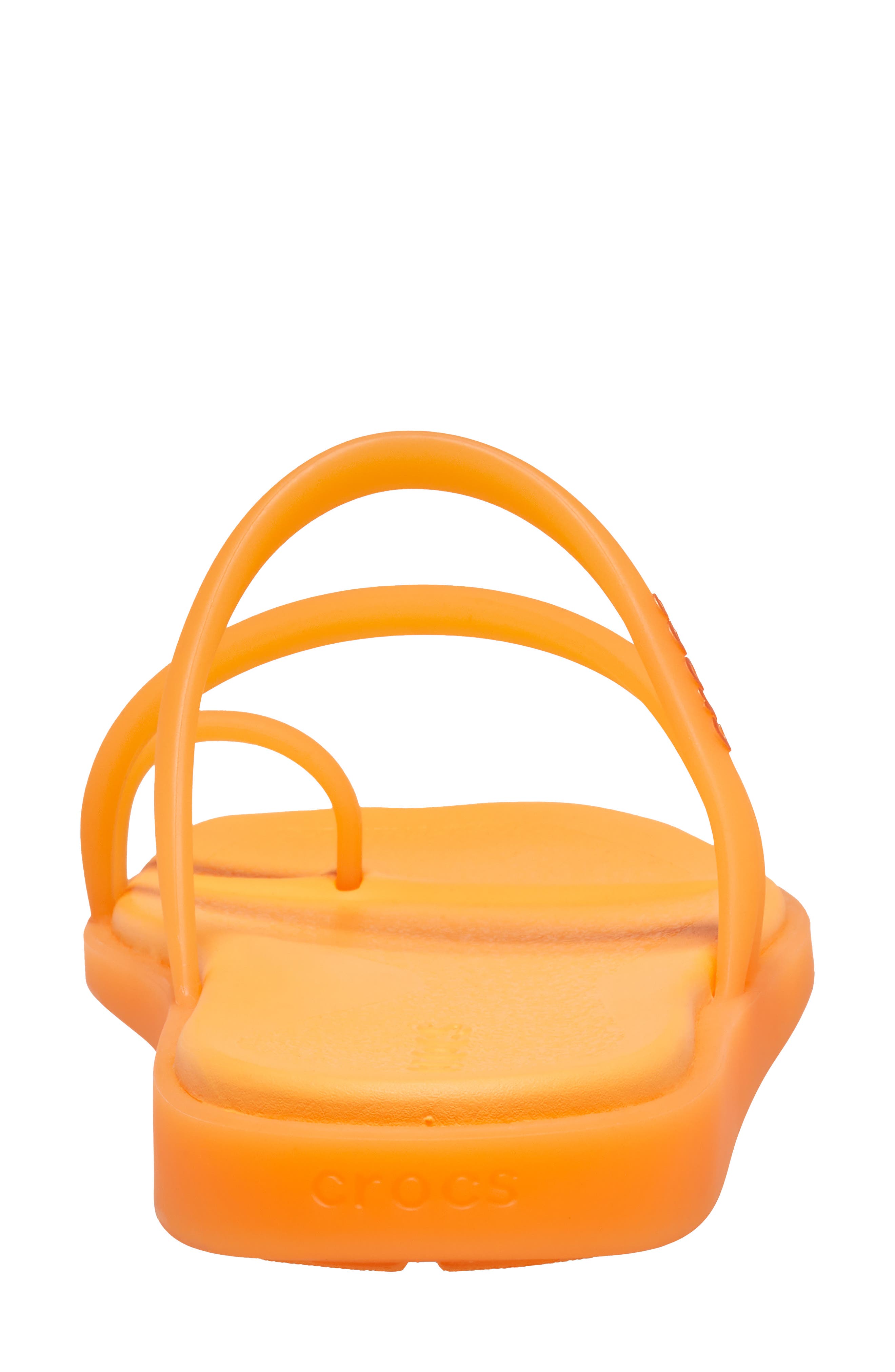 Miami Frosted Toe Loop Sandal, Alternate, color, ORANGE