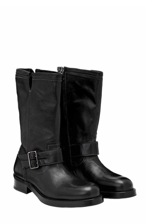 Bailey Leather Biker Boot