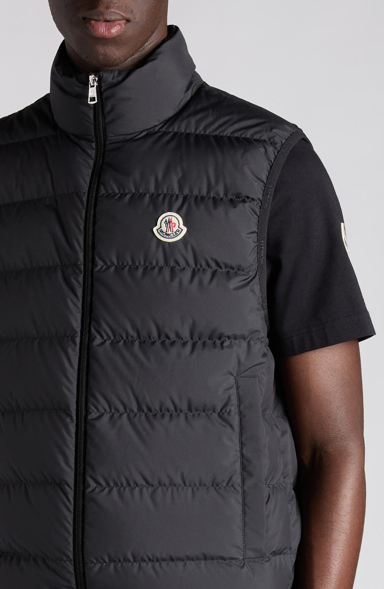 Moncler Contrin Down Puffer Vest, Alternate, color, Black